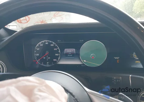 2018 Mercedes-Benz S 450 4Matic из США, поврежденный, VIN WDDUG6GB9JA343284